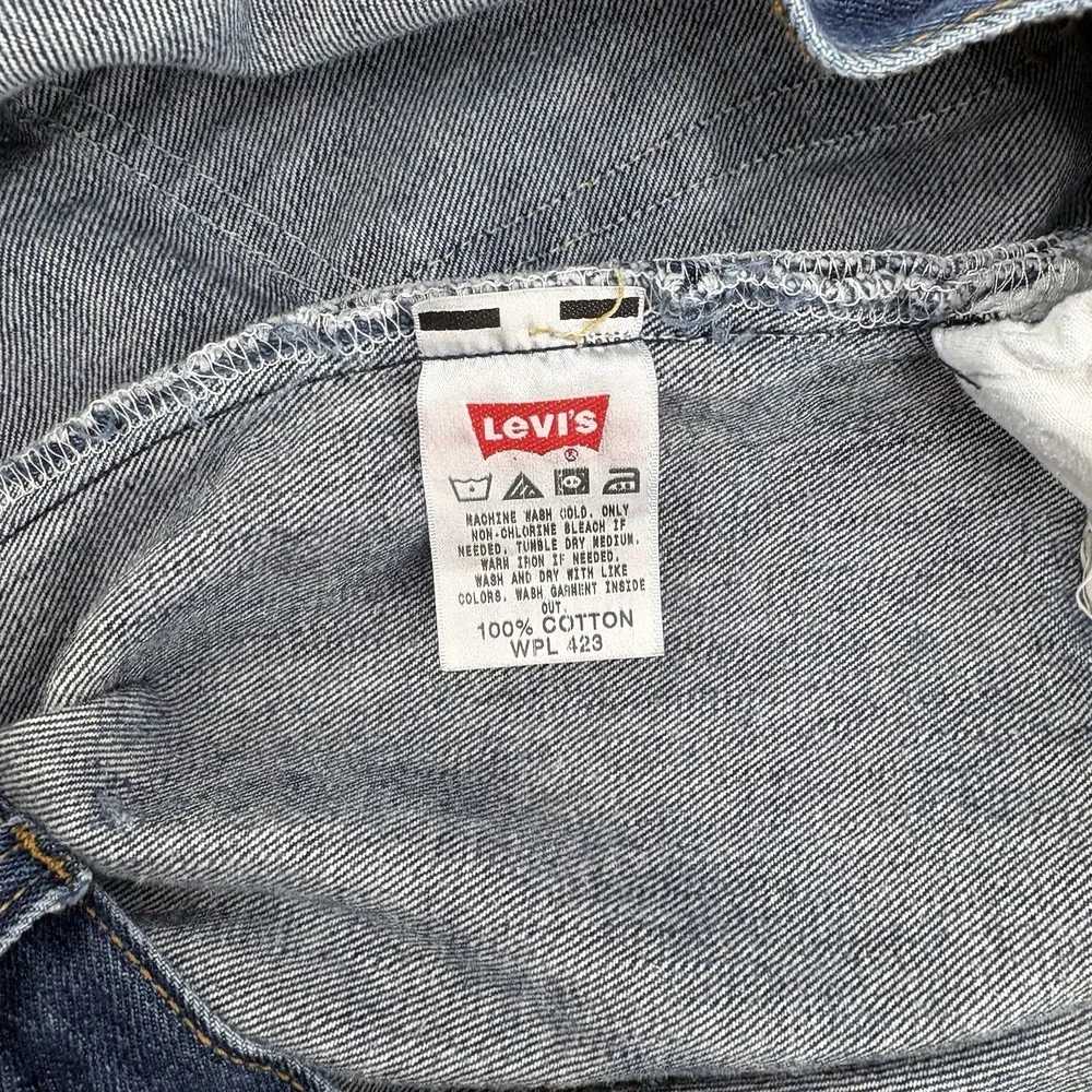 VTG Levi's 501 Button Fly Straight Men's Jeans 40x30 (Fits 38x29) Distressed YKK